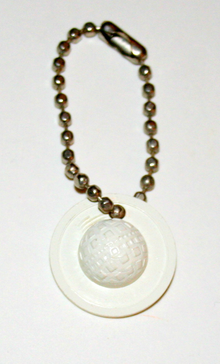 Rare Vtg Telstar communications Satellite Space Promo Keychain 1962 NOS New