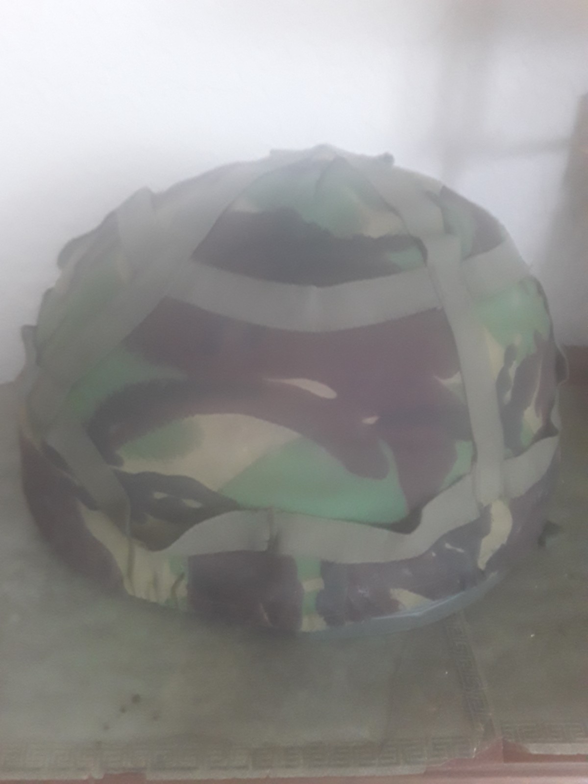 British UK Army MTP Camouflage GS Mk6 Helmet W/ Cover NATO SAS SBS-Size: Outsize