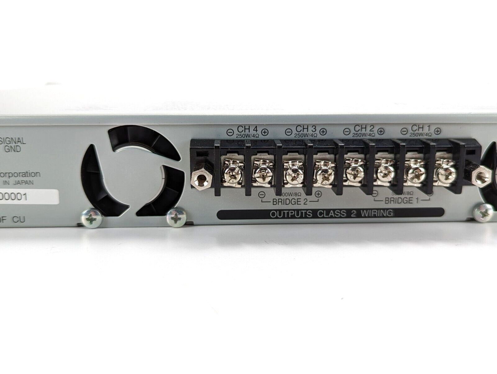 TOA DA-250F CU Multi-Channel (4) Power Amplifier *USED*