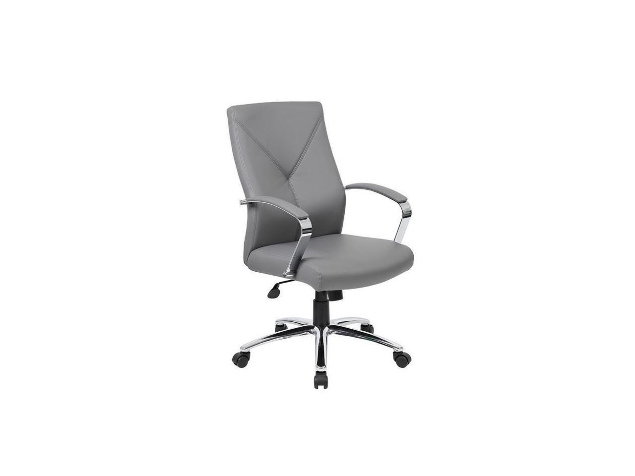 Norstar B10101-GY LeatherPlus Executive Chair - Gray