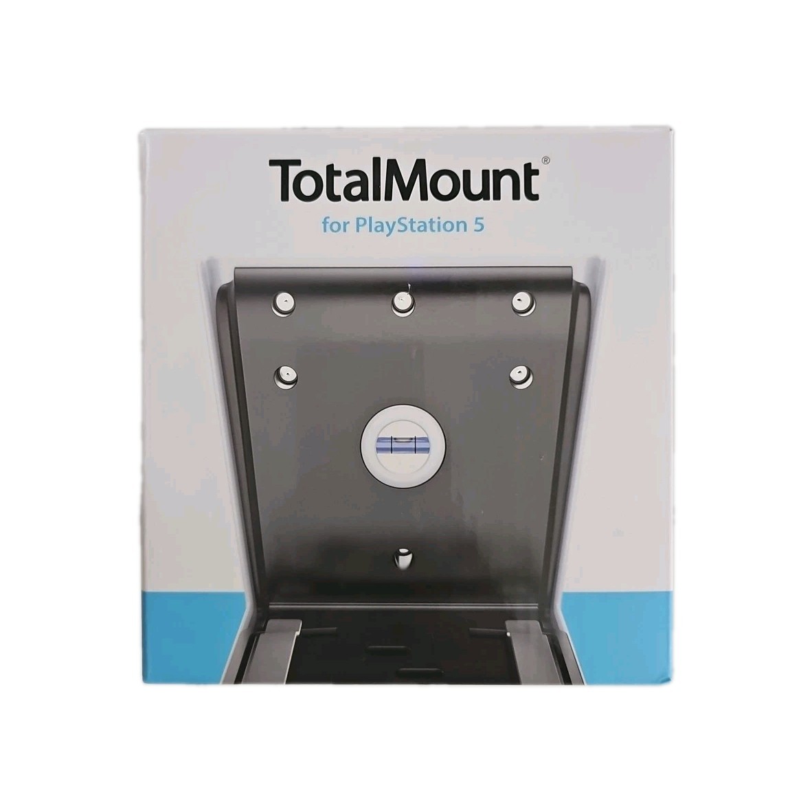 TotalMount Wall Mount Premium for PS5 - Mount + 3 Controller /headset Holders