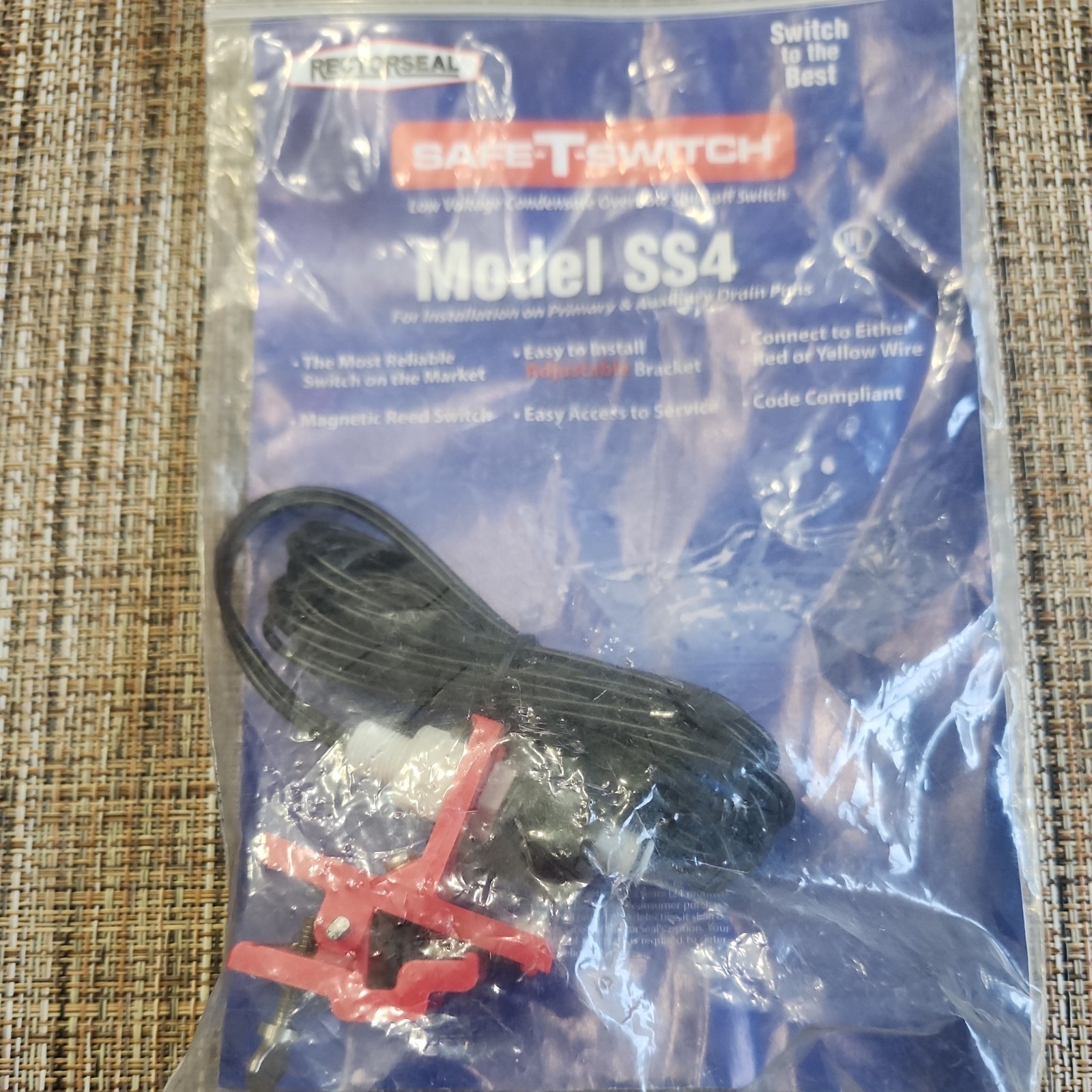 NEW | Safe-T-Switch Model SS4 | RectorSeal | 97625 | Condensate Overflow Switch