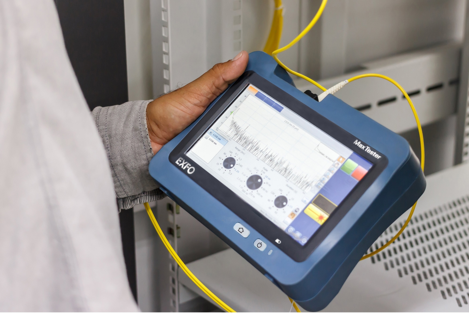 EXFO MAX-730C-SM1-OTDR-EA Optical Time Domain Reflectometer Singlemode PON 1310/