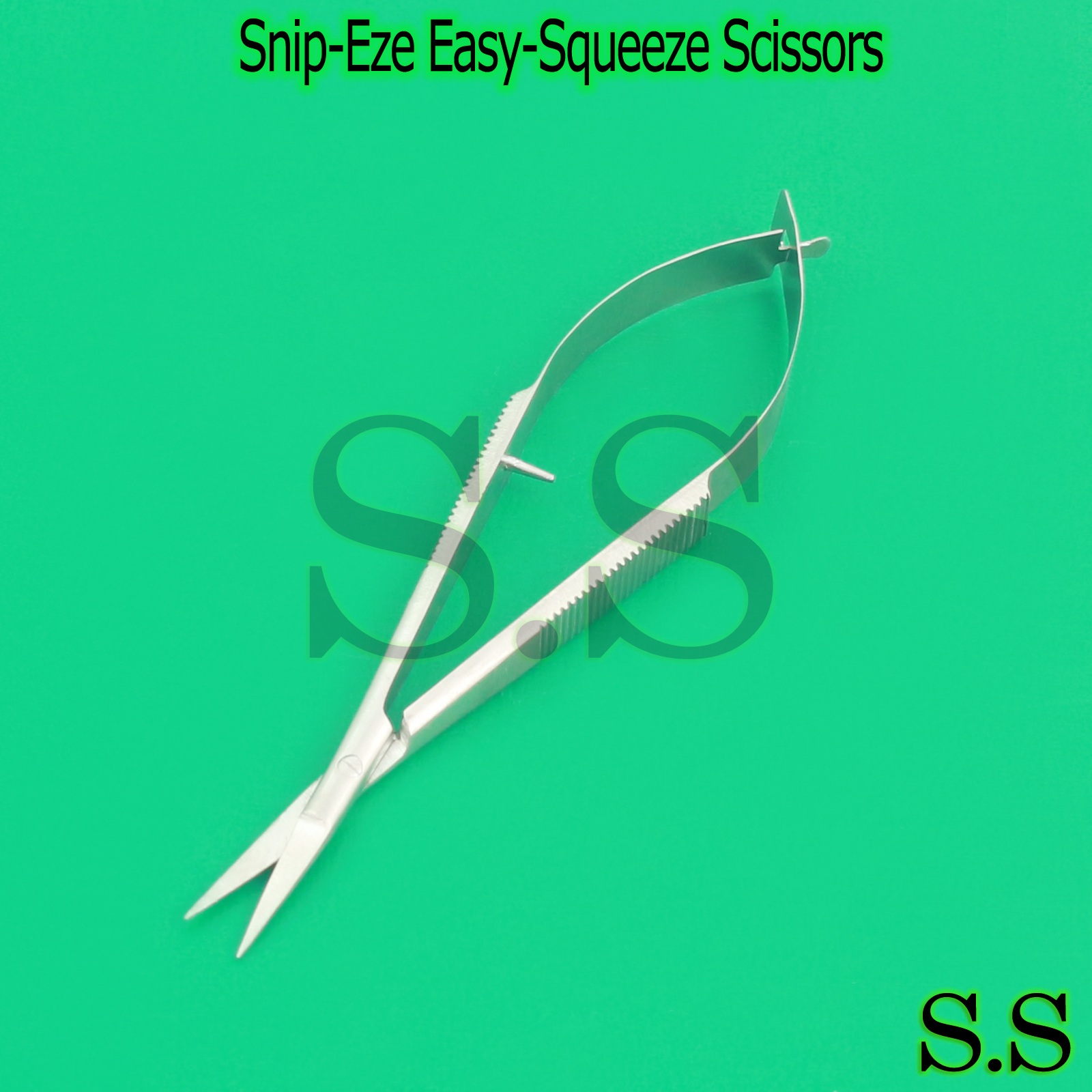 Snip-Eze Easy-Squeeze Scissors 4-3/4" Sewing Embroidery Quilting