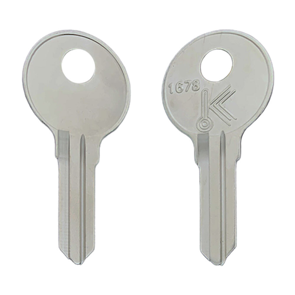 1678 Key Blank – Nickel