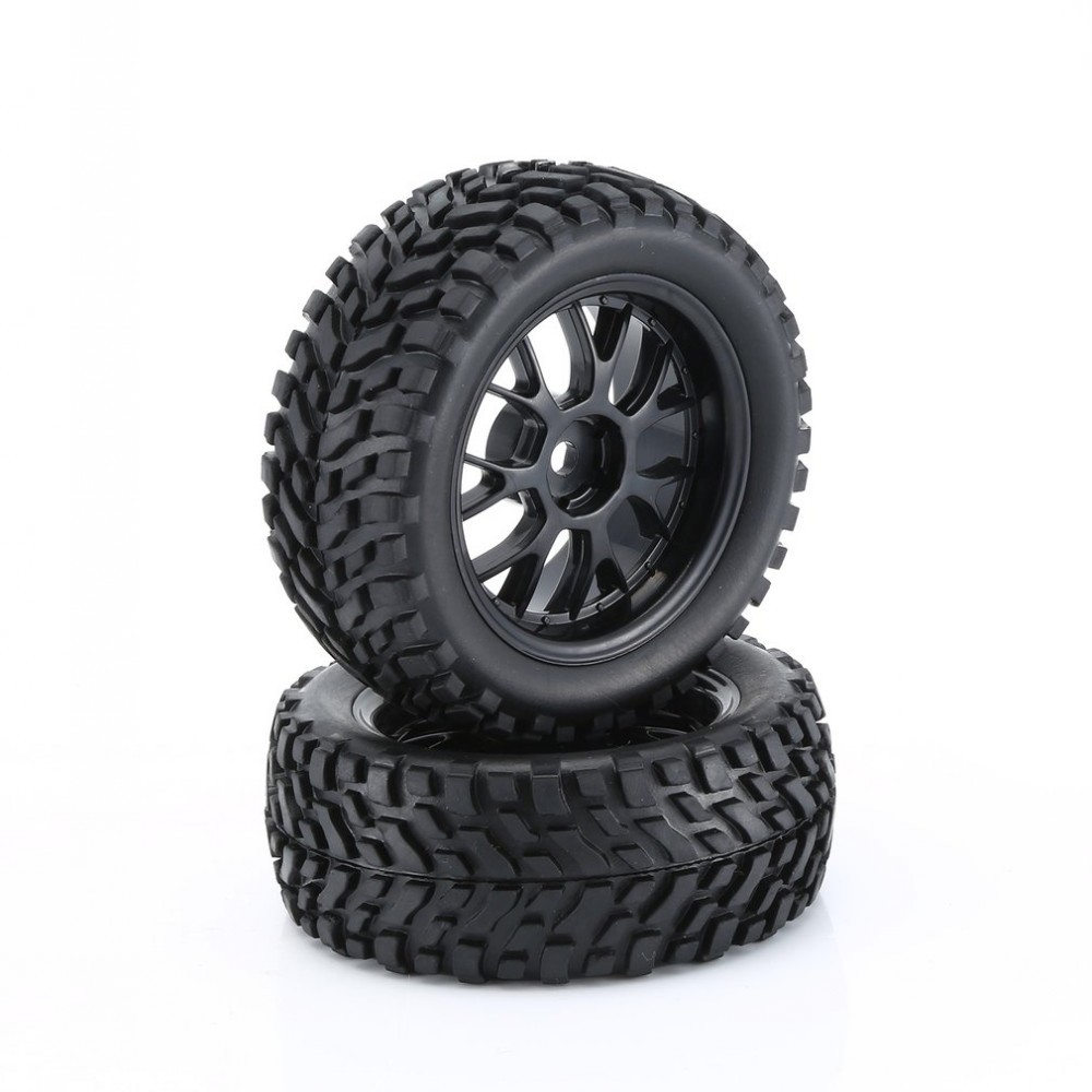 4Pcs 75mm Wheel Tires for Wltoys 144001 Tamiya HSP 1/16 Off Road Buggy RC Car c