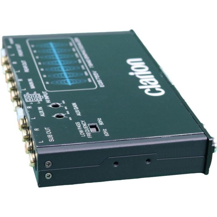 CLARION EQS755V 1/2-DIN 7-BAND GRAPHIC EQUALIZER/CROSSOVER w/ SUB LEVEL CONTROL