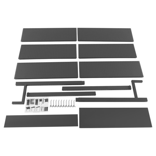 Black Metal Peg Board Display Stand Retail Display Rack Display Stand With Hooks