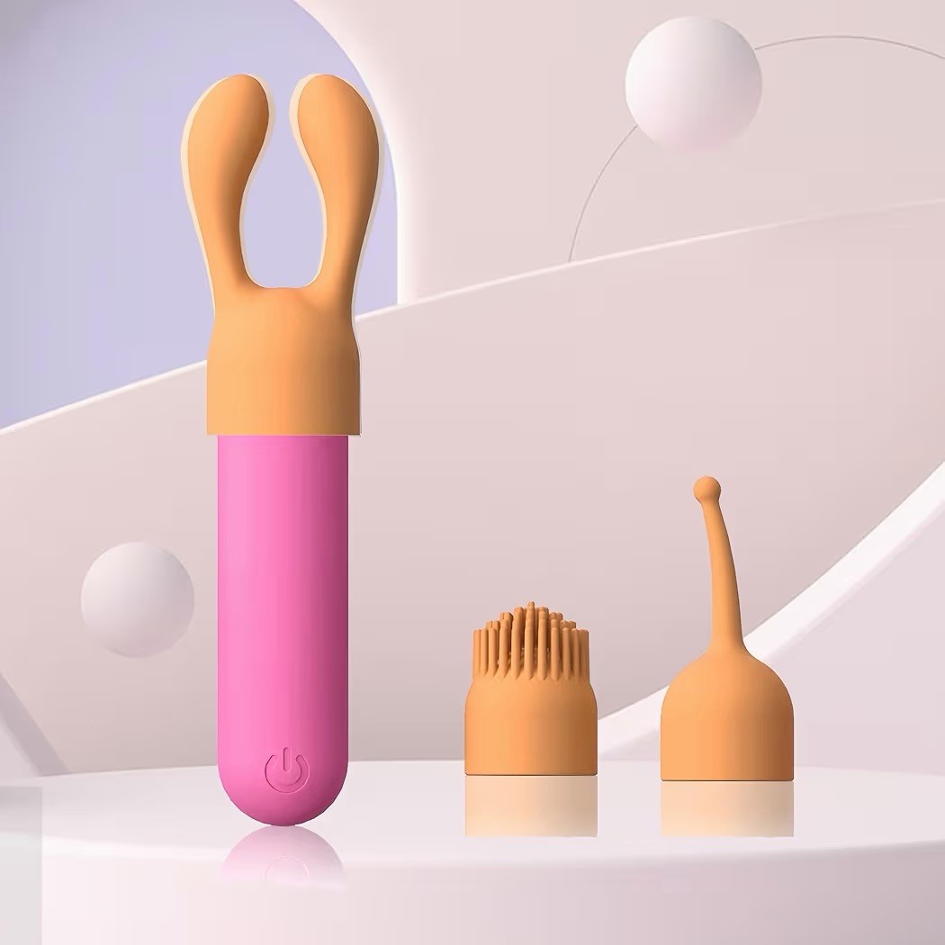CHARMING Personal 4 In 1 Mini Massager - Powerful Multi Speed Vibration Wand US