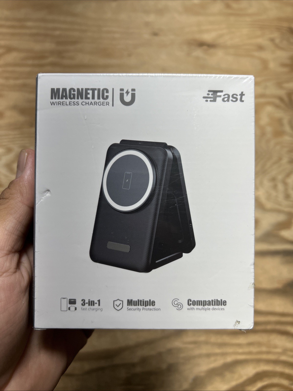 2025 Traveling Portable Wireless Mag-Safe Fast Charging Station,Magnetic 3 in