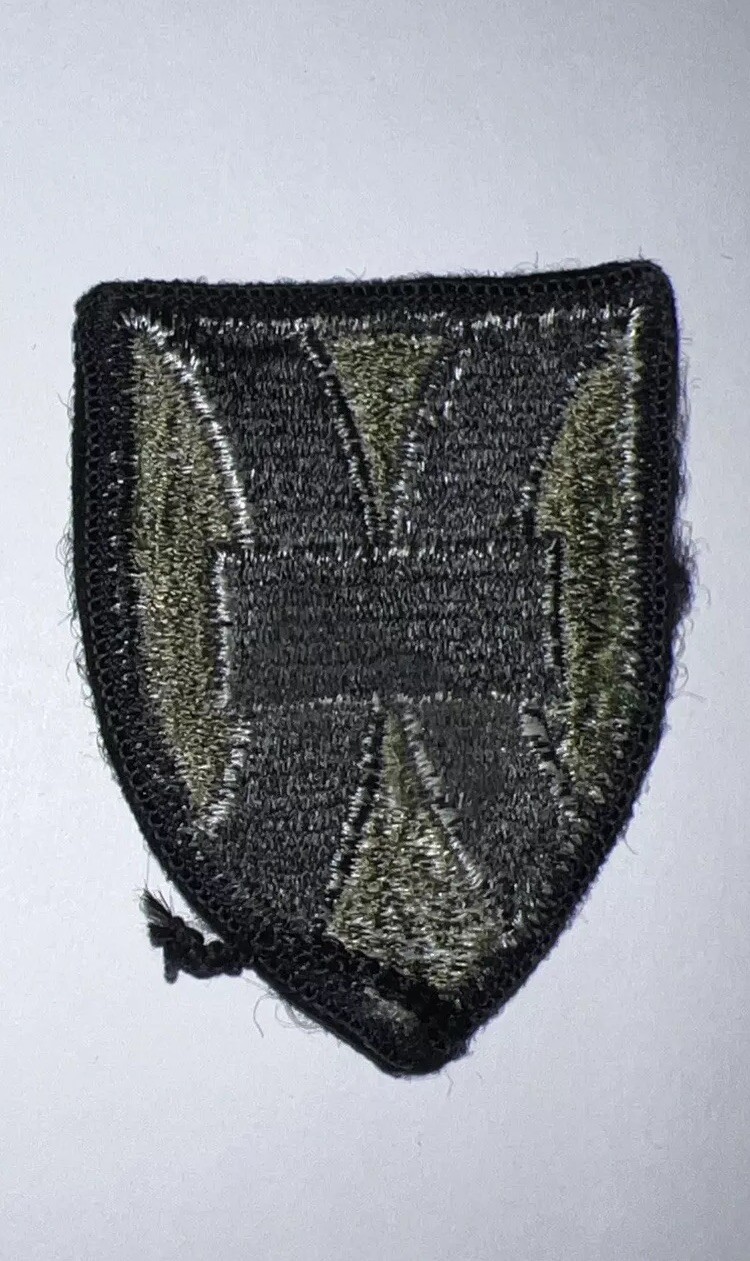 Original US Army 21st Support Command Subdued Patch