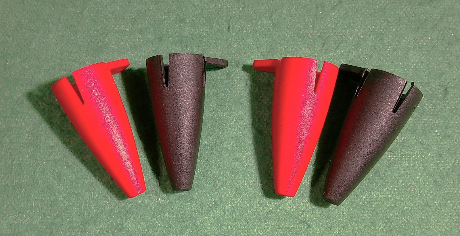 New Fluke TL75 Test Lead Probe Tip 2 Pair of Shield Sets = 4 Pcs. total