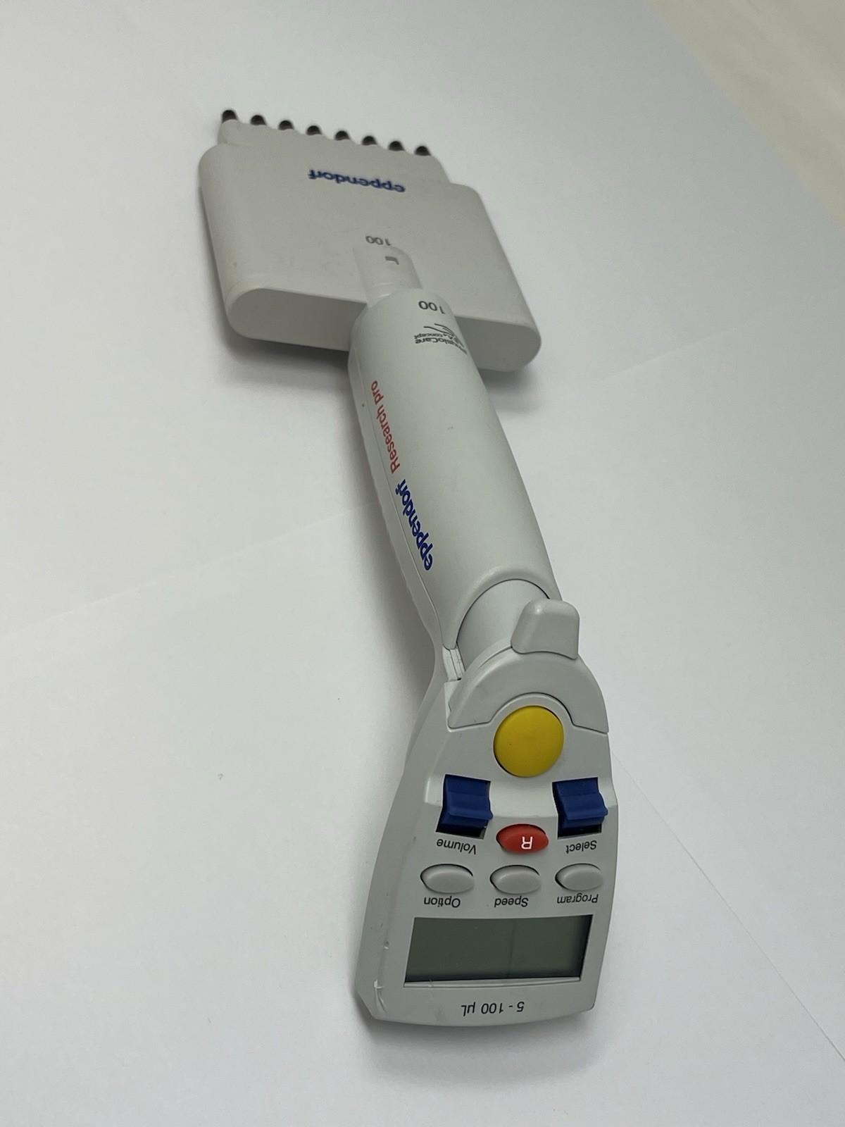 Eppendorf Research Pro Electronic Pipette 8-Channel 5-100µL AS-IS