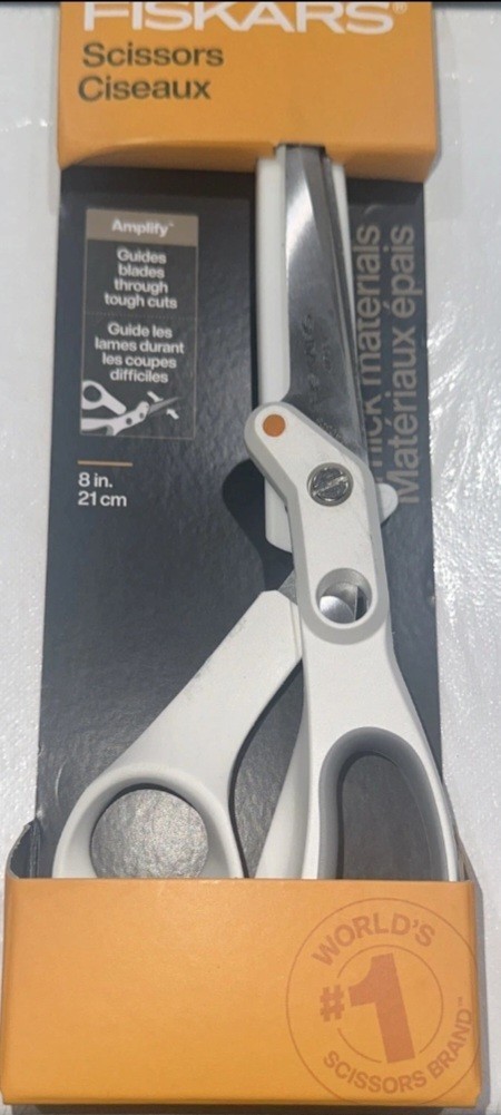 Fiskars Amplify 8 Mixed Media Shears Scissors “FREESHIP ⭐️