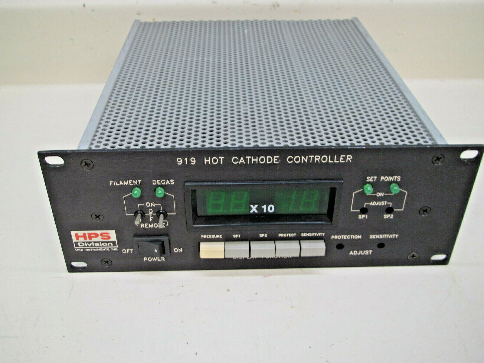 HPS Division MKS Instrumentation Type 919 Hot Cathode Controller Used