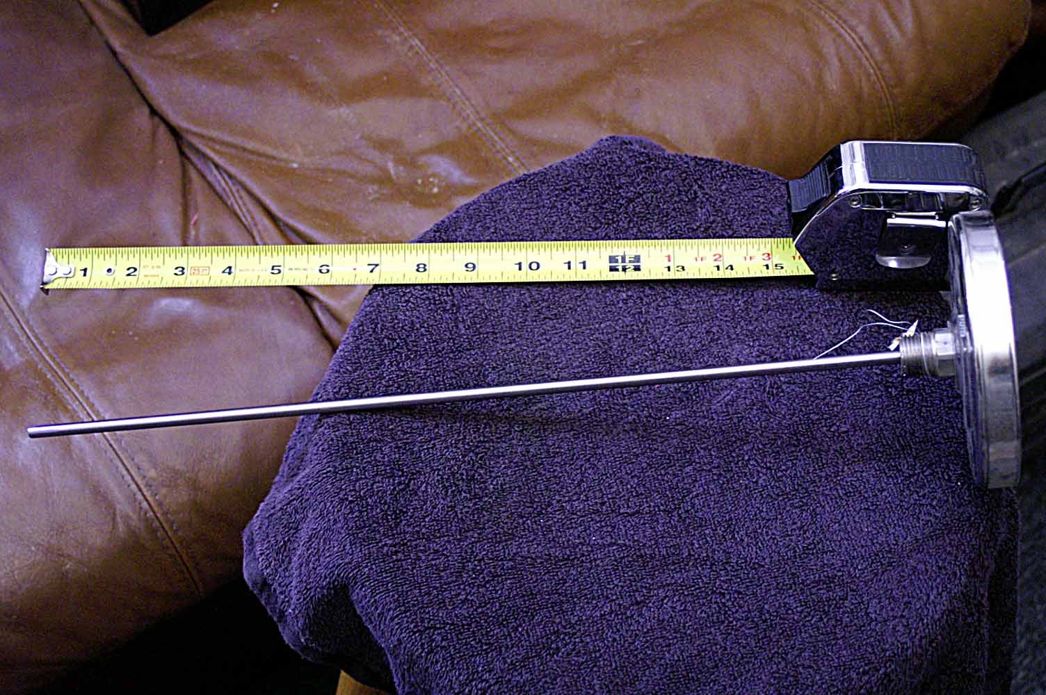 18" ReoTemp Thermometer 50 - 550 deg BB1801F67-3H-SSPC