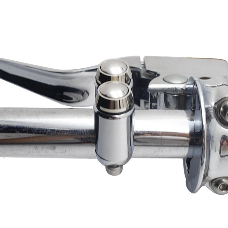 2pcs 1" Handlebar Control Switch Momentary Button M-Switches For Bobber Chopper