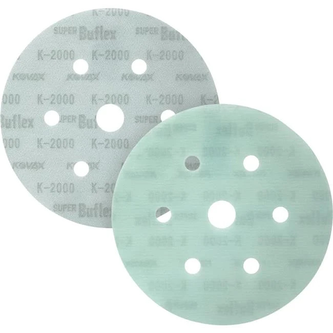 Eagle Abrasives EGA-193-1535 6 in. K-2000 Dry Super Buflex Dustless Discs Gre...