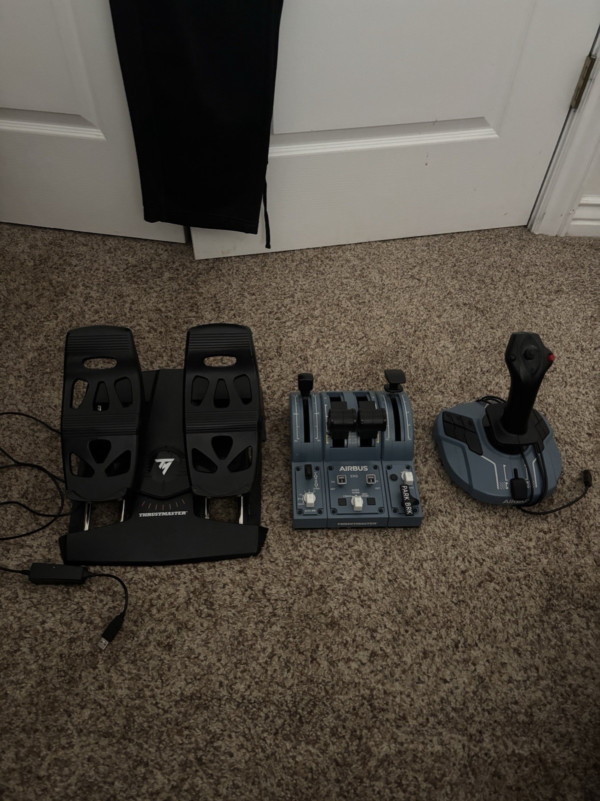 Thrustmaster Airbus Edition USB Flight Simulator Bundle with Pedals & Joystick