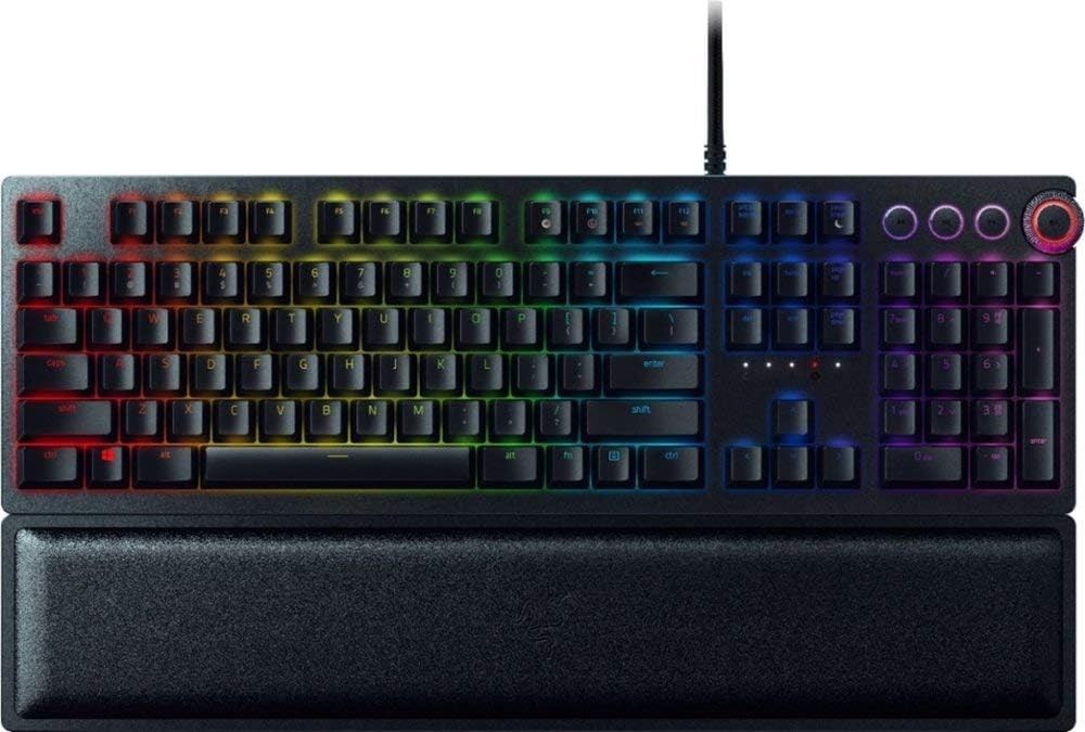 Razer Huntsman Elite RZ03-01871100 Gaming Keyboard With Wrist Rest