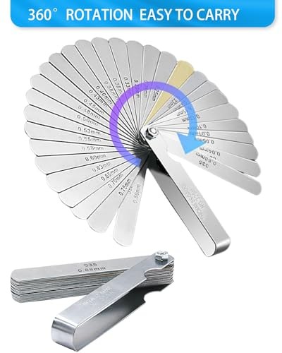 Feeler Gauges - 32 Blades Feeler Gauge Set 32-BLADE TAPERED FEELER GAUGE