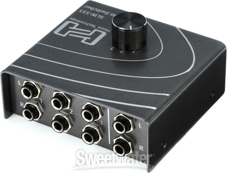 Hosa SLW-333 Passive Stereo Monitor Switcher