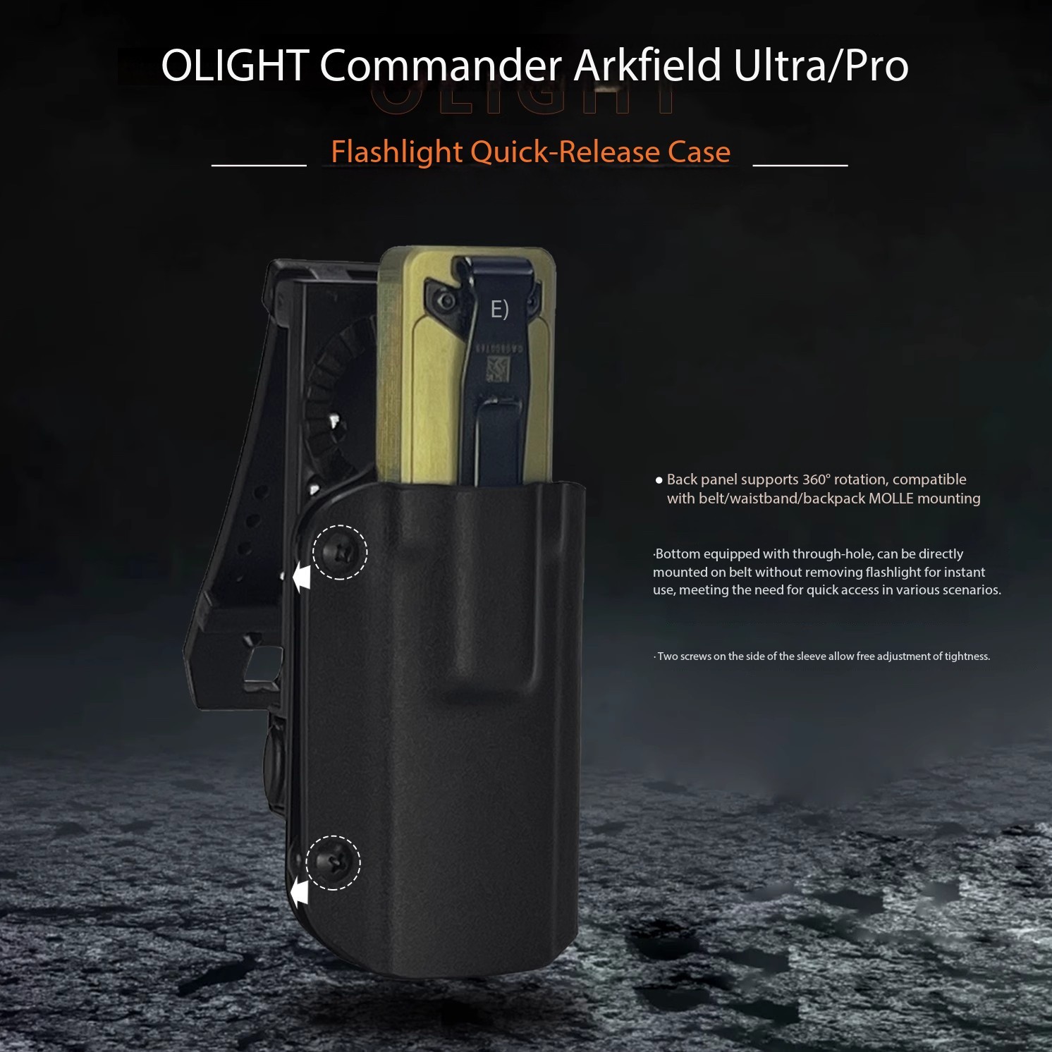 Protective Cover Case for OLIGHT Arkfeld Ultra LED Light Device