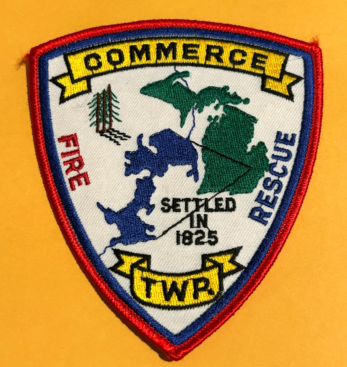 Commerce Township Michigan Fire Rescue Department Patch Unused