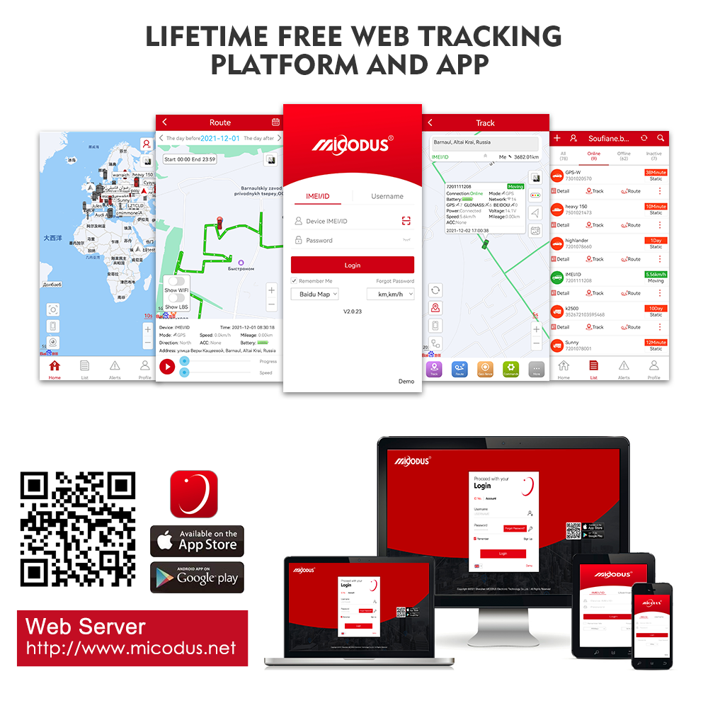 4G GPS Tracker Portable Mini GPS Tracking APP 3000mah Waterproof Voice Monitor