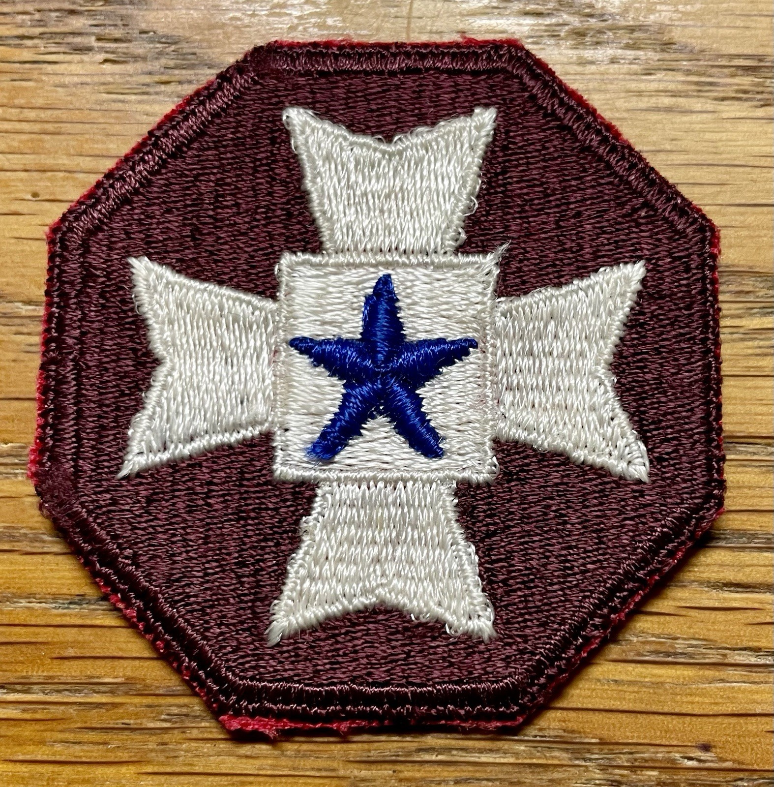 US MEDICAL COMMAND EUROPE PATCH - MERROWED EDGE - NO GLOW