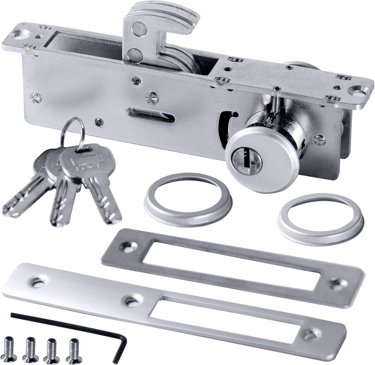 UpJia Flarish Door Lock - Mortise Deadbolt 1-1/8" backset hook deadbolt