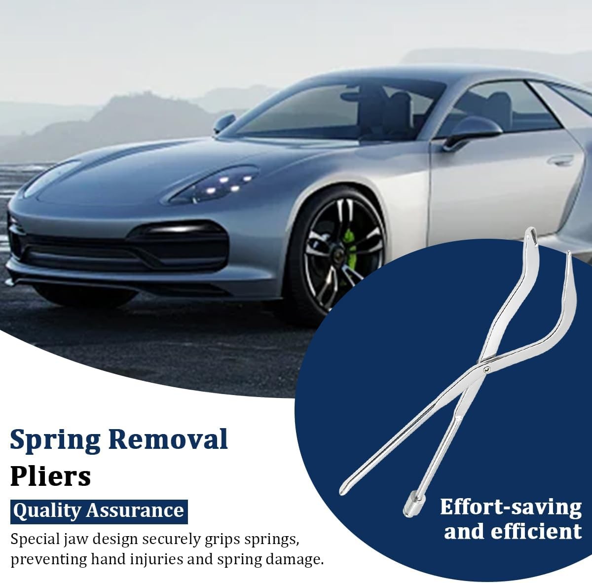 Drum Brake Return Spring Dual-End Pliers Removal and Installation Tool