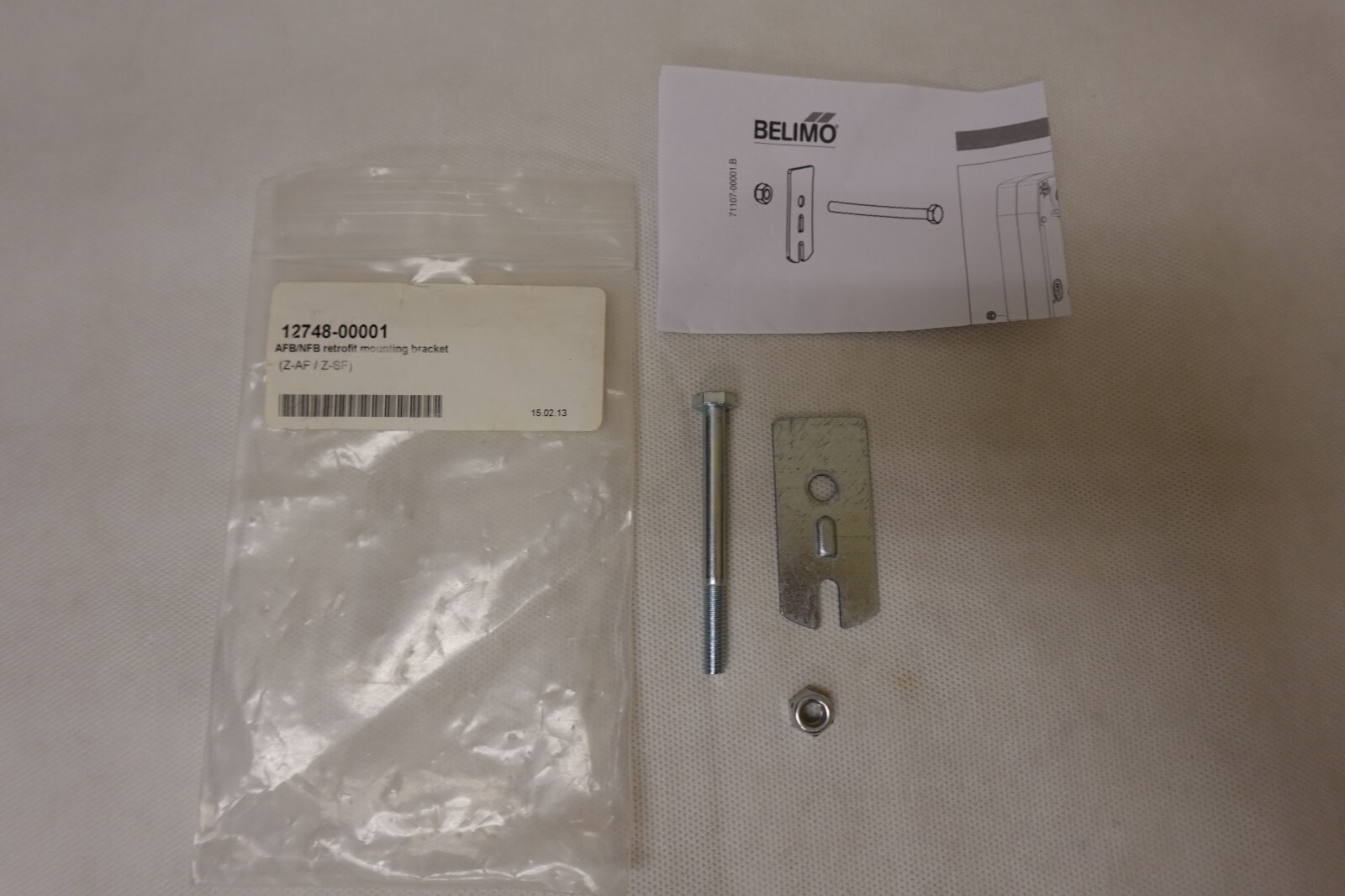 BELIMO 12748-00001 Actuator Mounting Bracket (98563) - NEW - FAST SHIPPING
