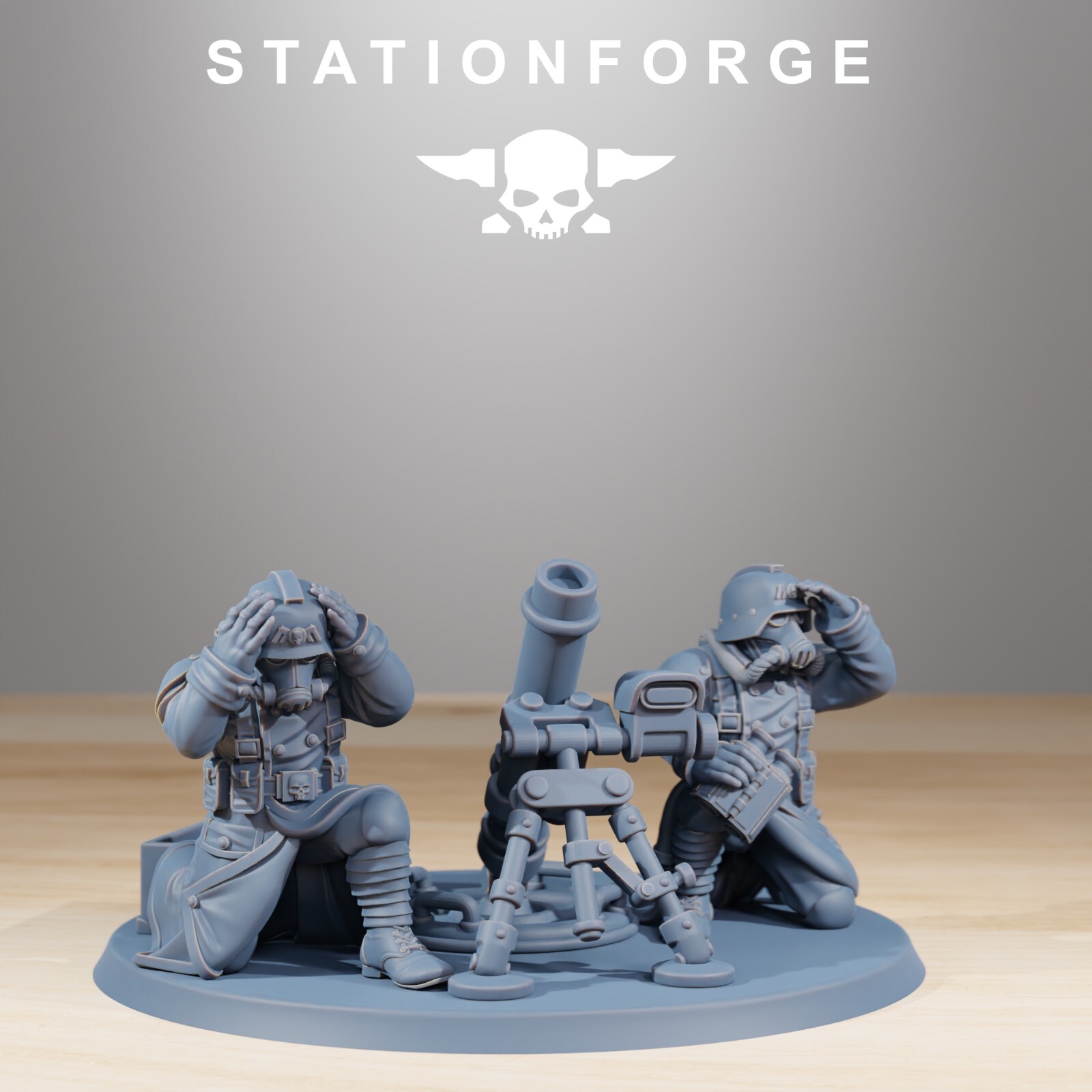 Imperial Soldiers of the Grim Guard x 1, Death Division, Mortar Korps 2