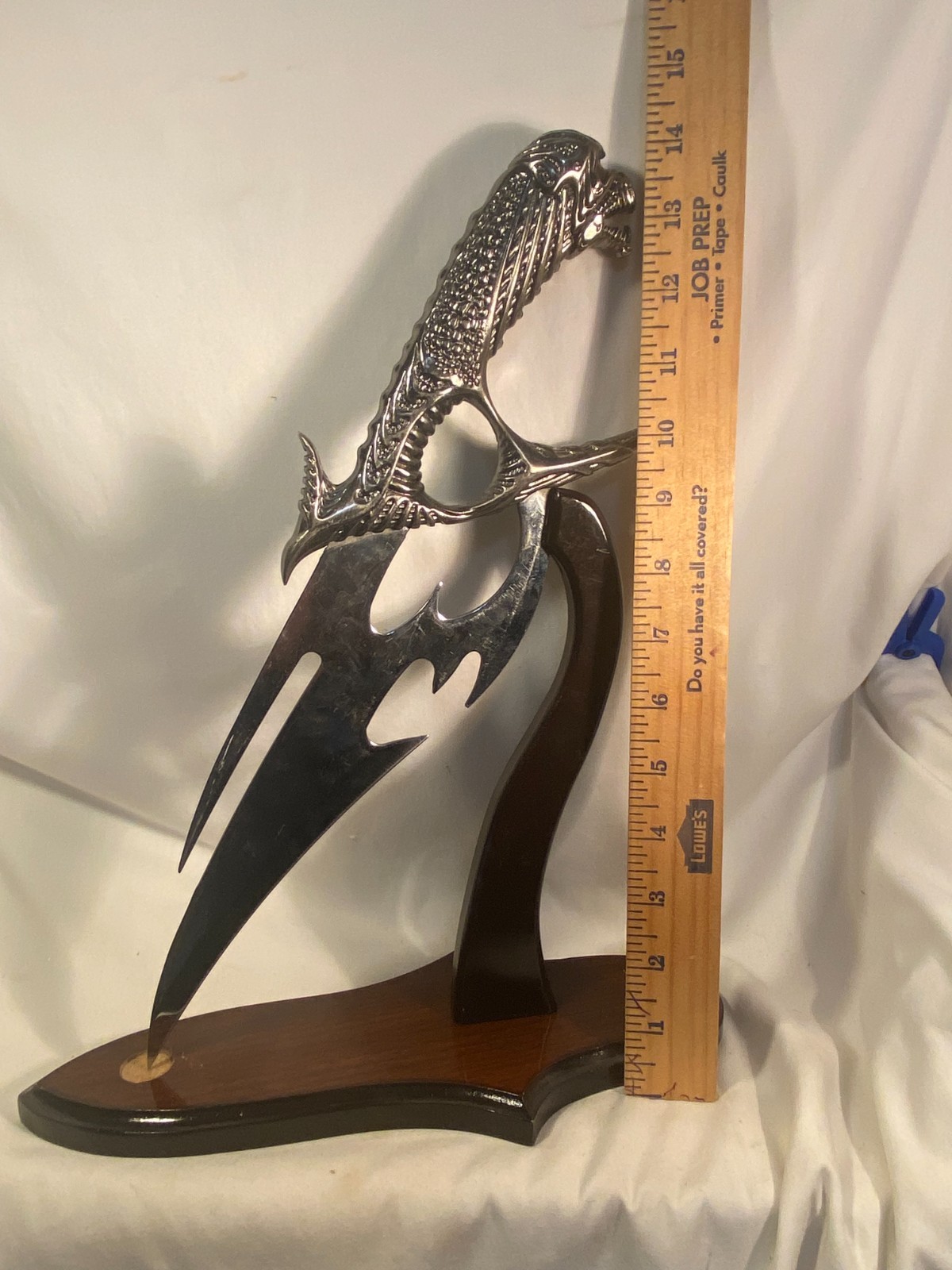 Horus Falcon Dagger Emblazon Of Knife 2069 Fantasy Blade Collectible 15" W/Stand
