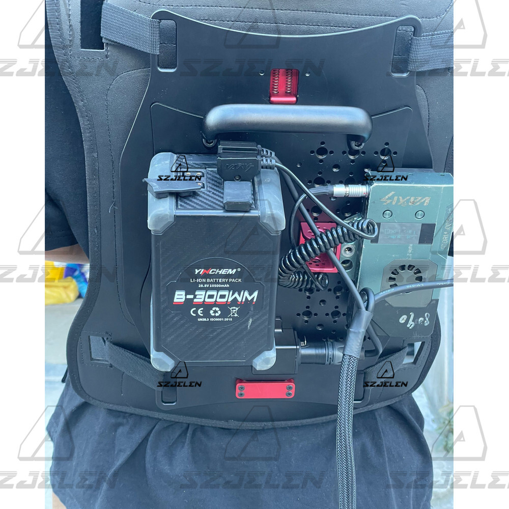Camera V-mount Battery Power Back With Handle Fixing Plate for ARRI S35 Mini LF