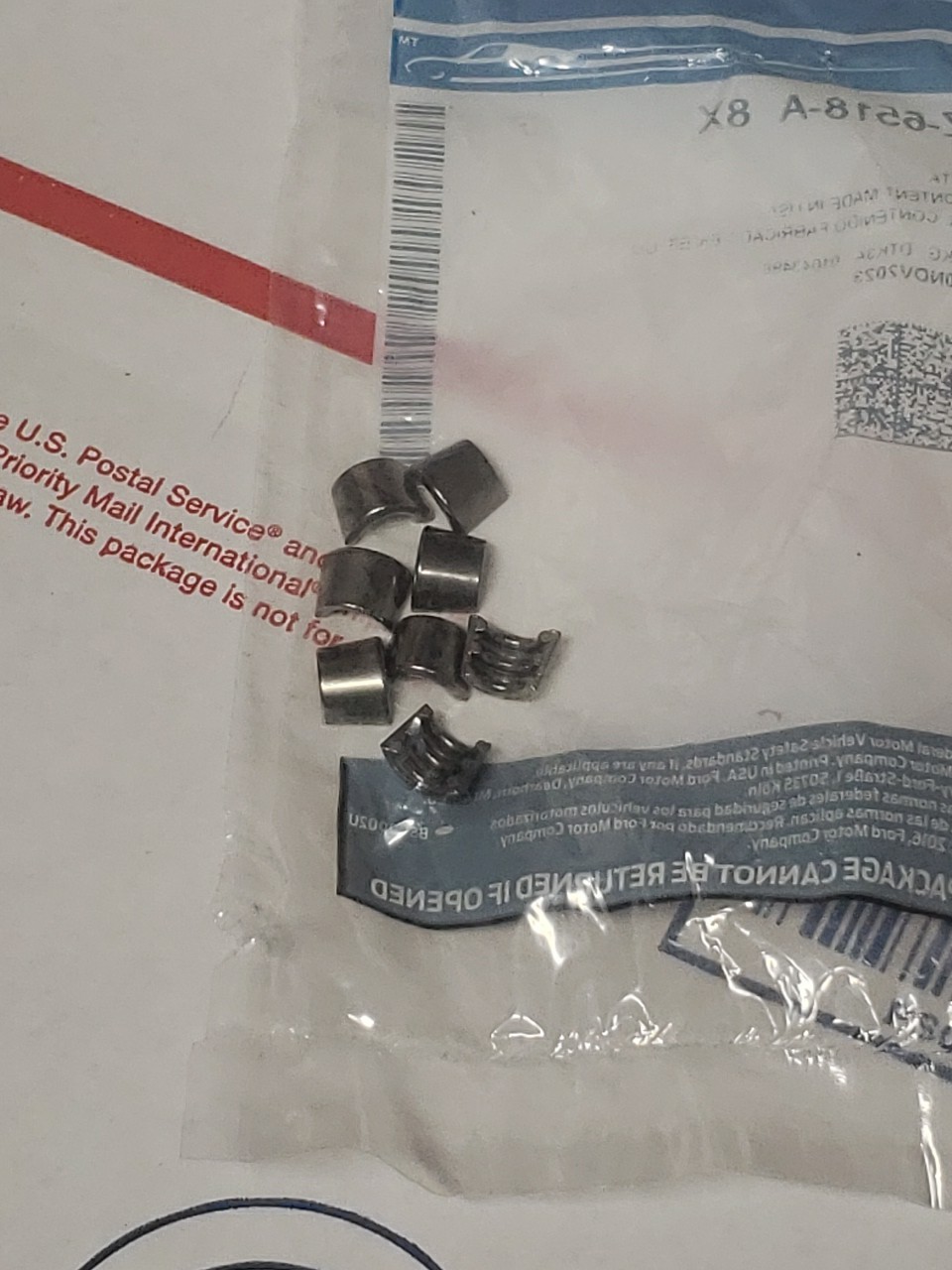 Ford Mustang F-Series Trucks Valve Spring Retainers F1AZ-6518-A Pack Of 8 OEM