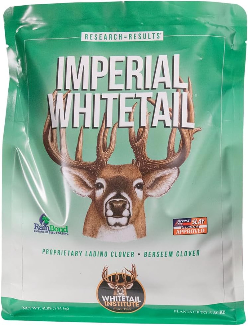 Imperial Clover Food Plot Seed (Spring and Fall Planting), 4-Pound (1/2 Acre)