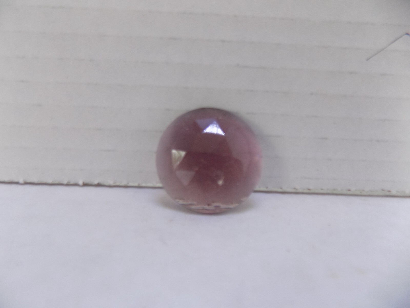 1  1/4"OR 31.75MM DARK PURPLE  FACETED JEWELS FLAT BACK MADE IN GERMANY NEW