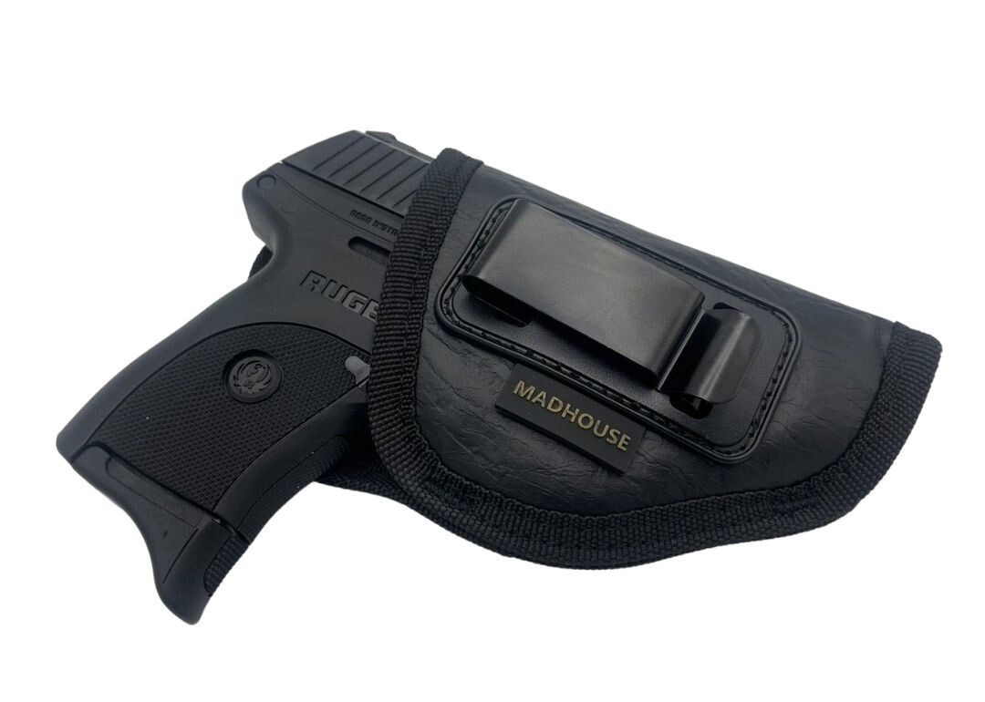 IWB Concealed Gun Leather Holster For Ruger Max-9/ Max-9 Pro 9mm Luger 3.2 inch