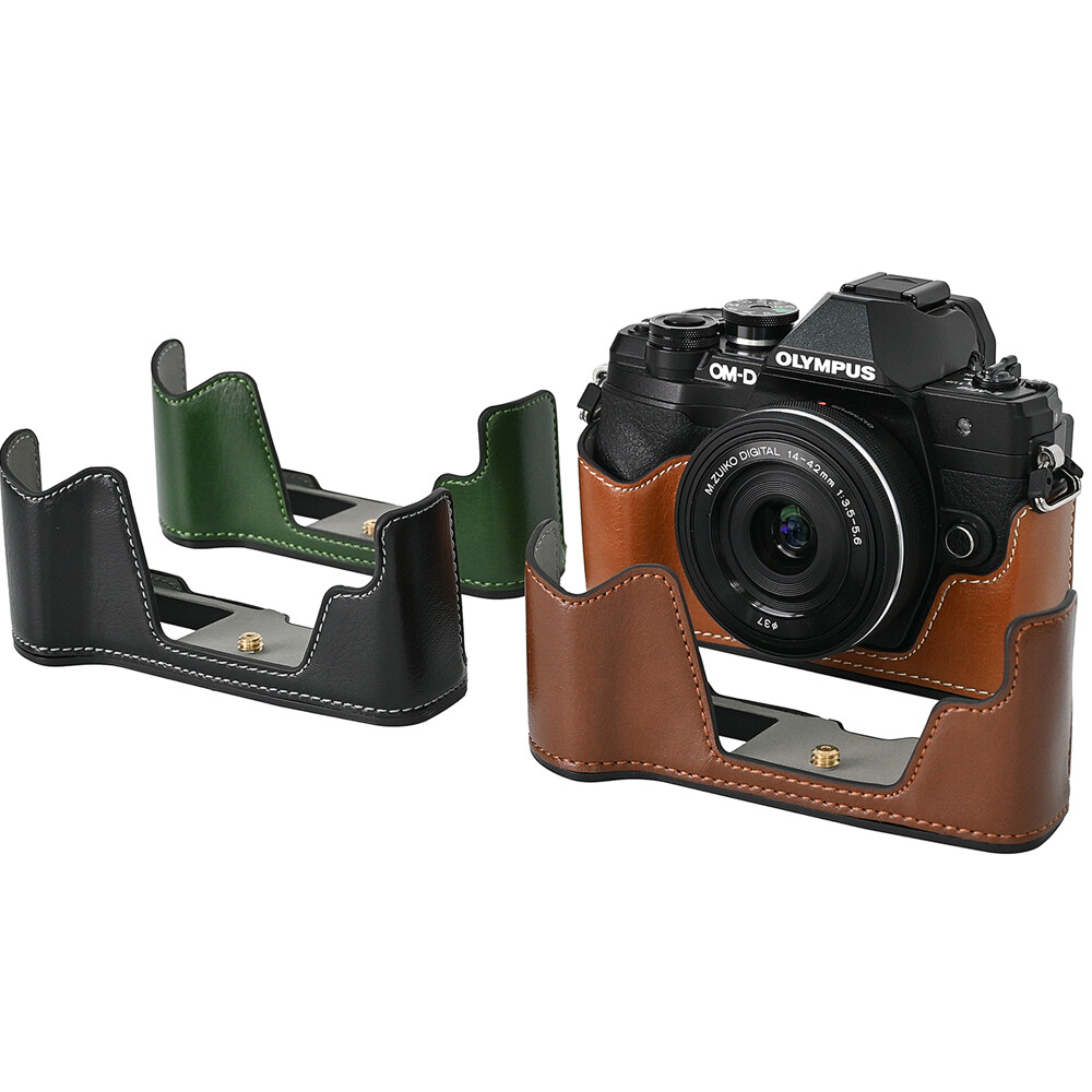 PU Case Body Base Protector for Olympus OM-D E-M10 EM10 Mark IV EM10IV Camera