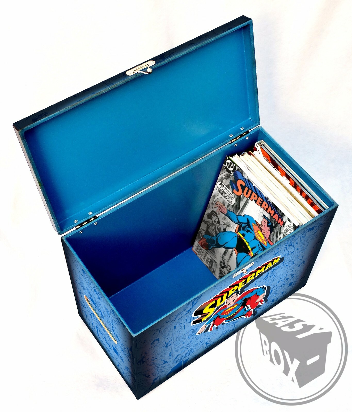 Superman - Large Comic Book Hard Box Chest MDF