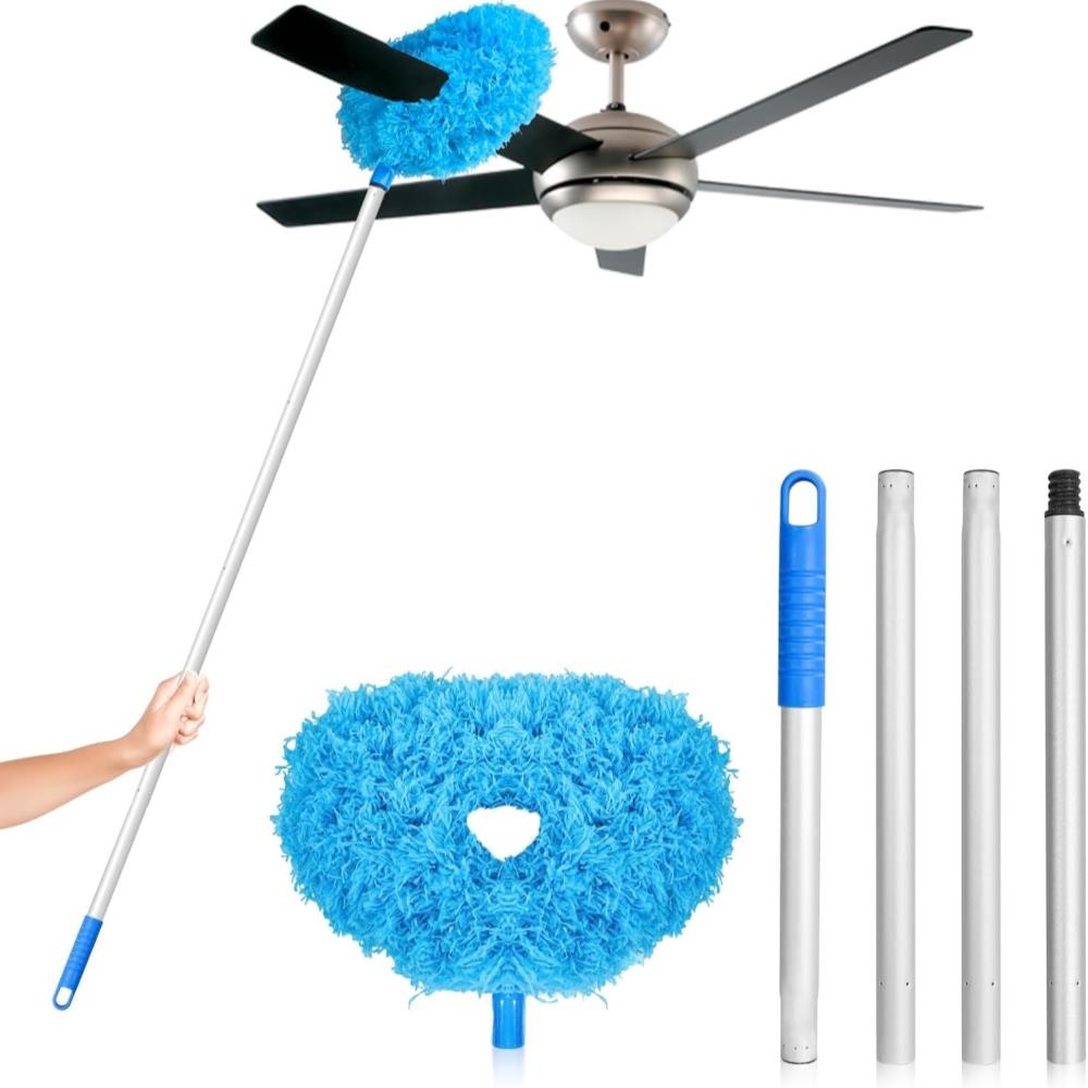 Ceiling Fan Duster Microfiber With Extension Handle 13?50" Fan Blade Cleaner ]