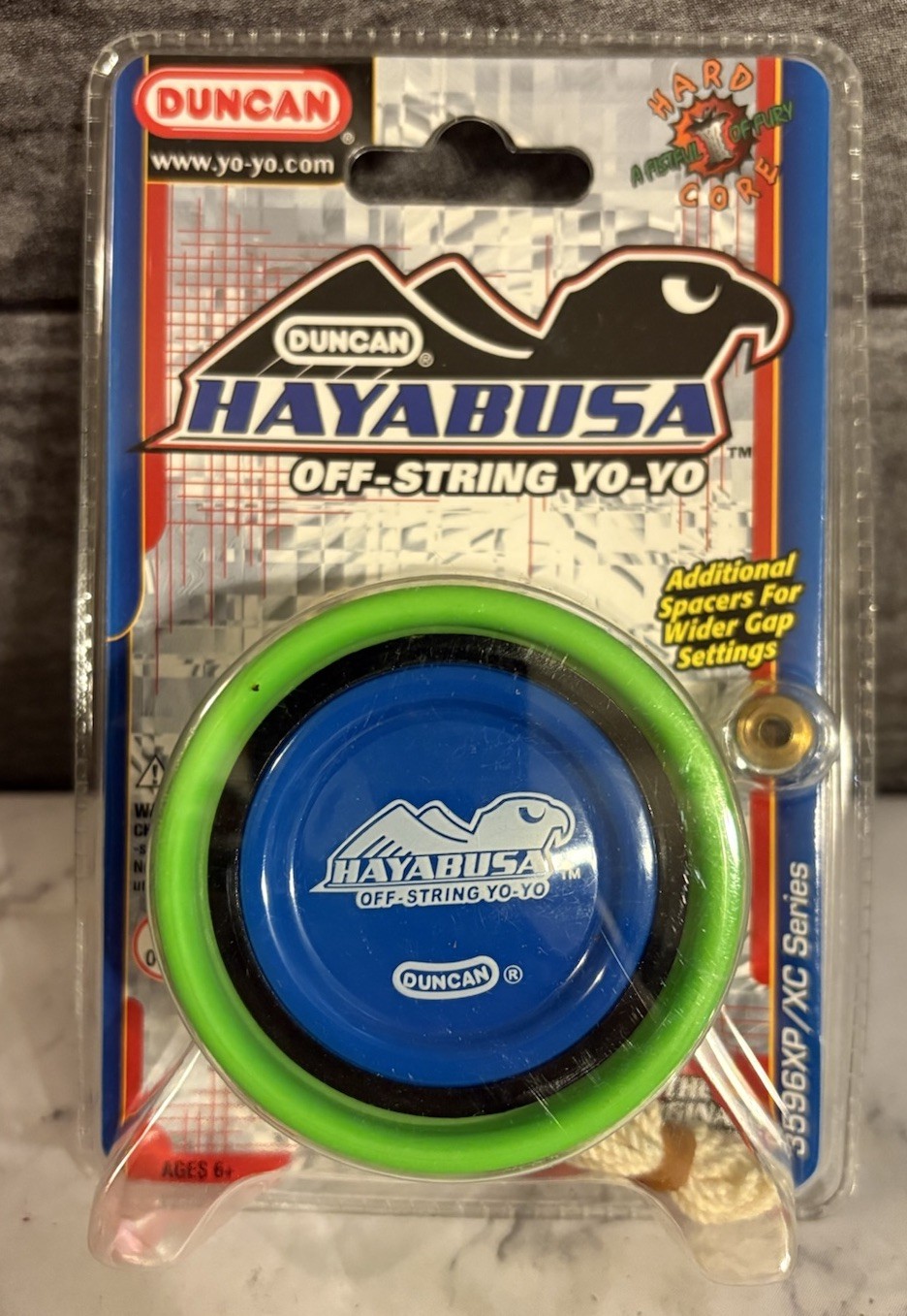 NEW DUNACN HAYABUSA SPEED RACER YOYO 3596XP XC SERIES BLUE GREEN SPACERS