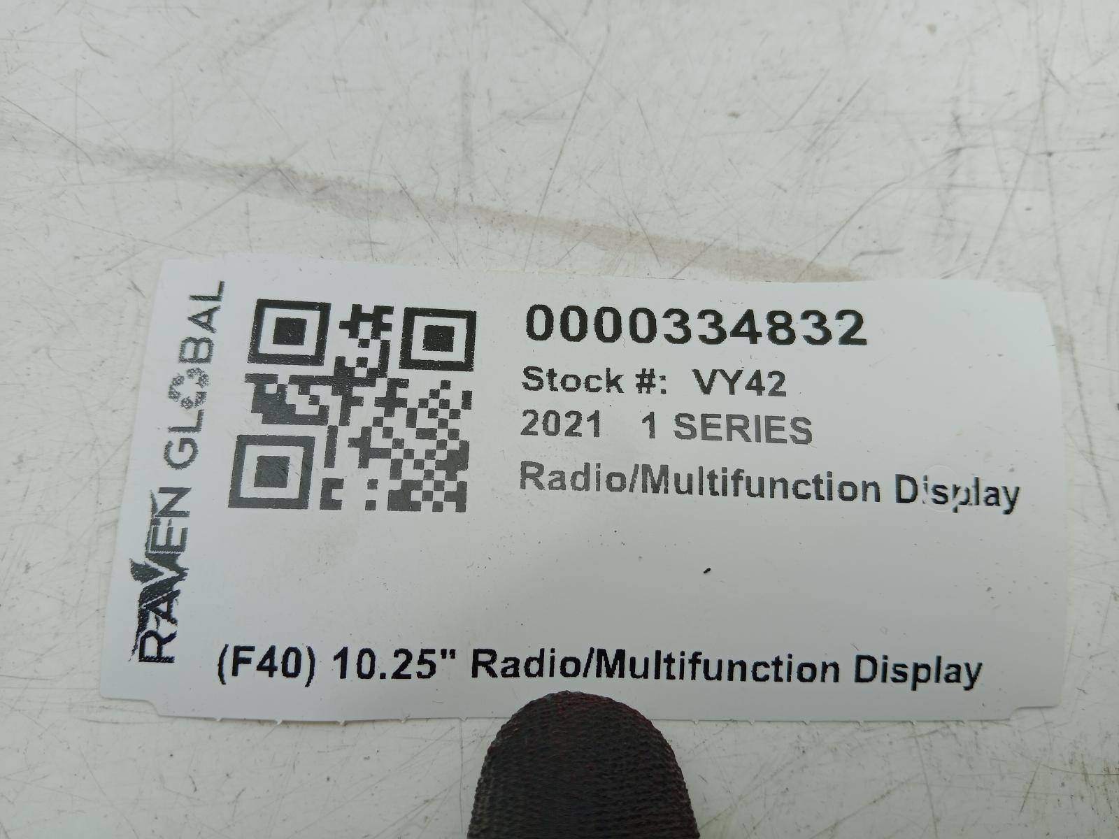 BMW 1 SERIES DISPLAY SCREEN 5A065D4 F40 2019-2025