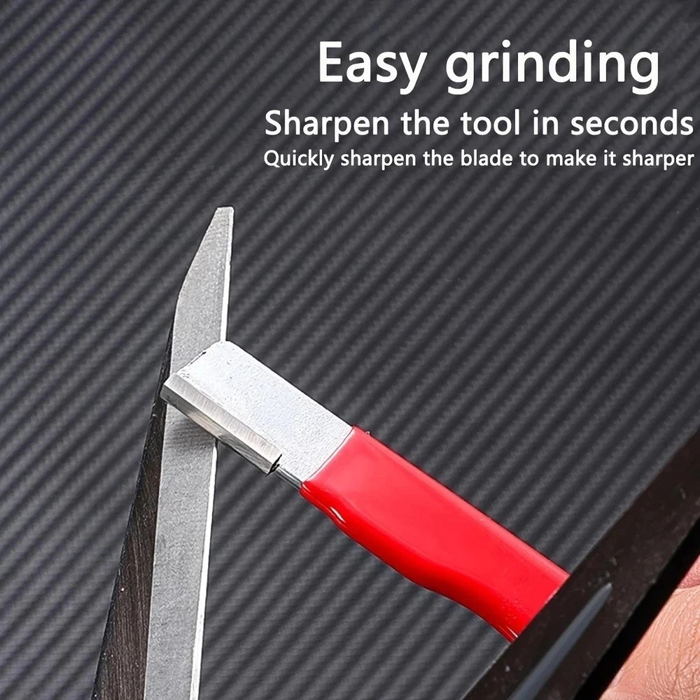 2Pcs Knife & Scissors Sharpener, Professional Kitchen & Garden Tool Sharpen