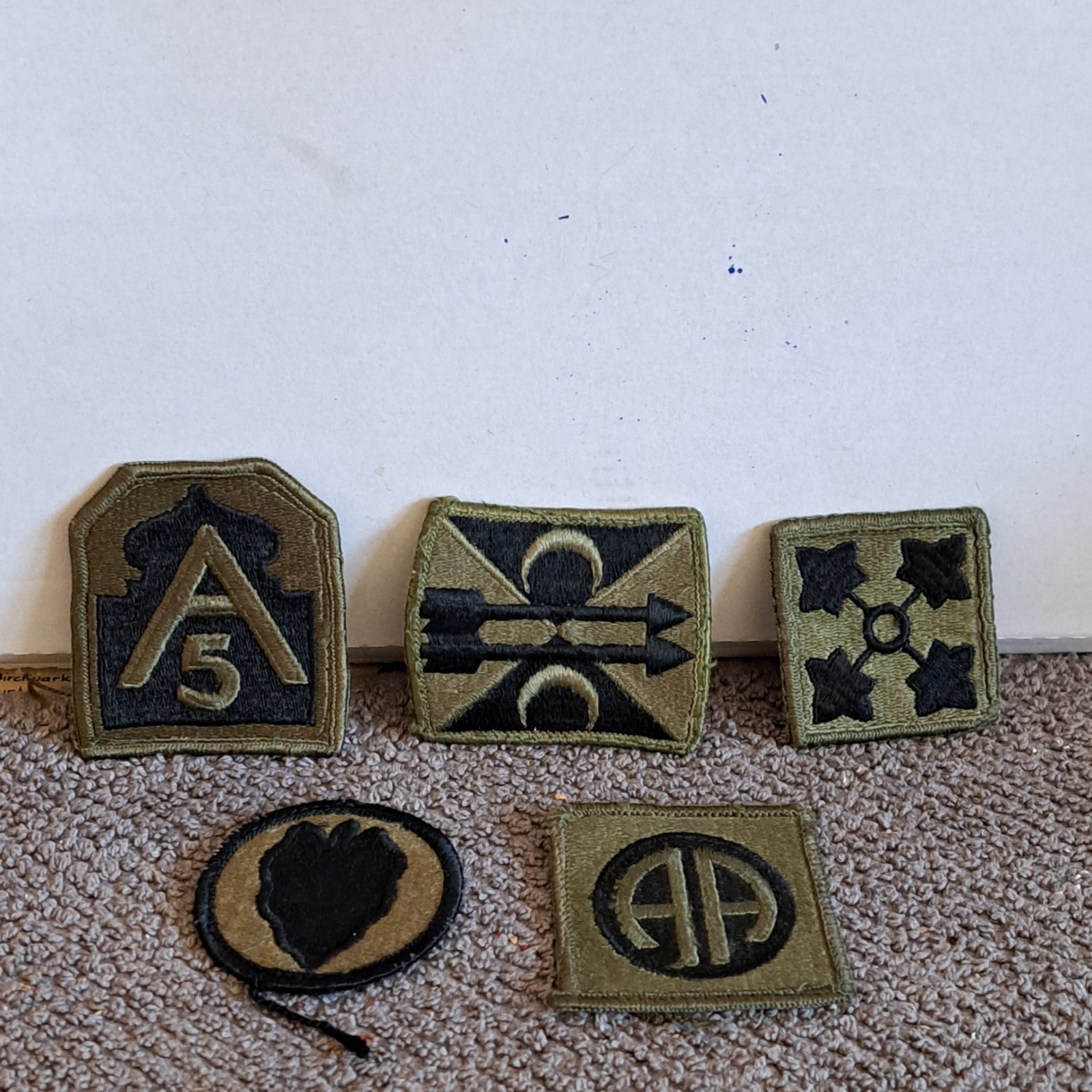 5 U.S. Military Patches