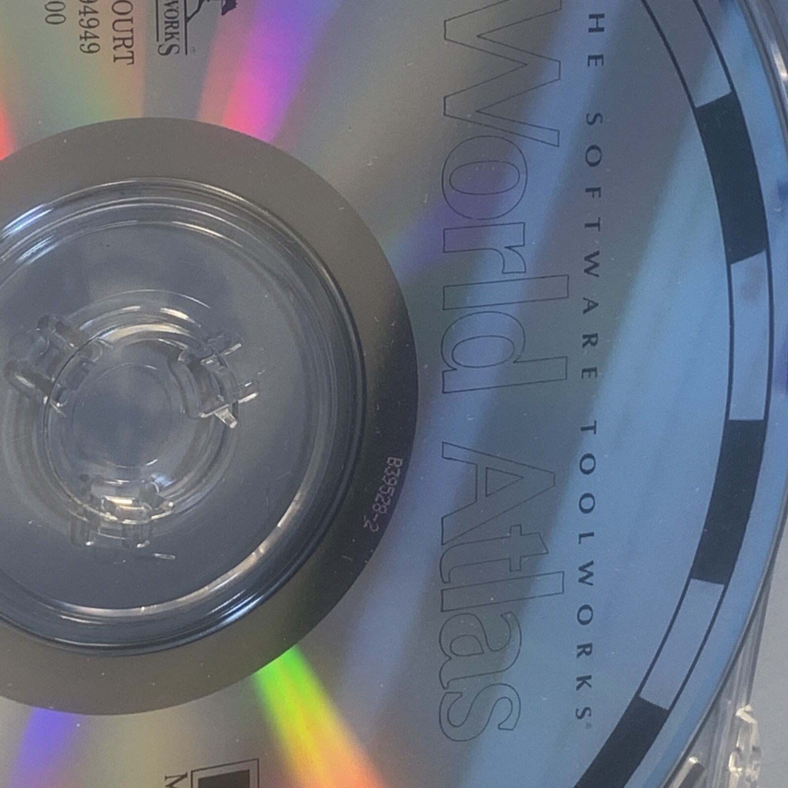 1993 The Software Toolworks World Atlas Reference Map CD-ROM