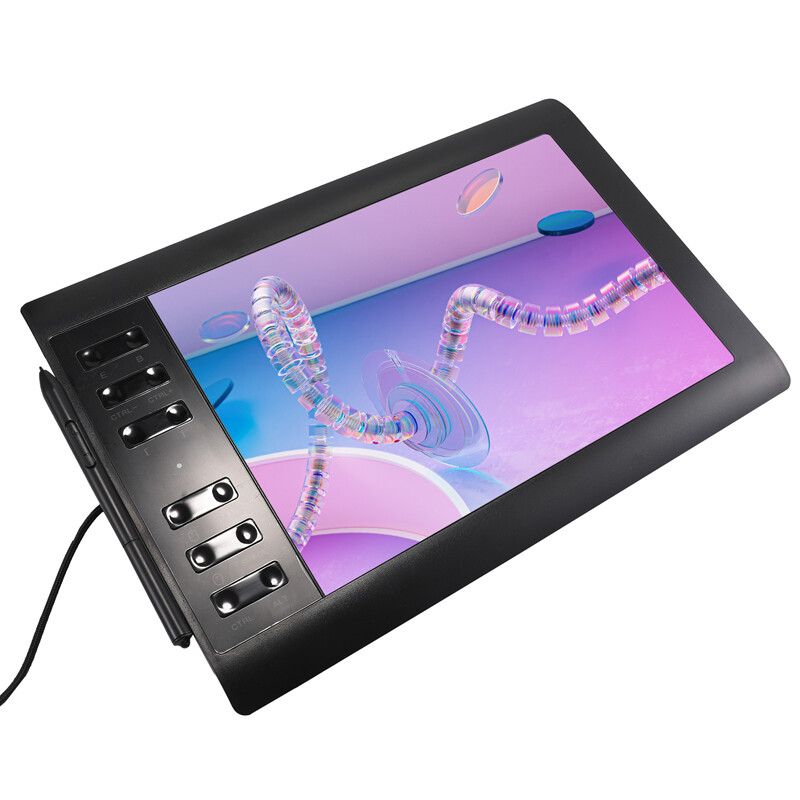 Graphics Drawing Tablet HD Screen+Digital Pen Kit Quick Reading Pressure Sensing