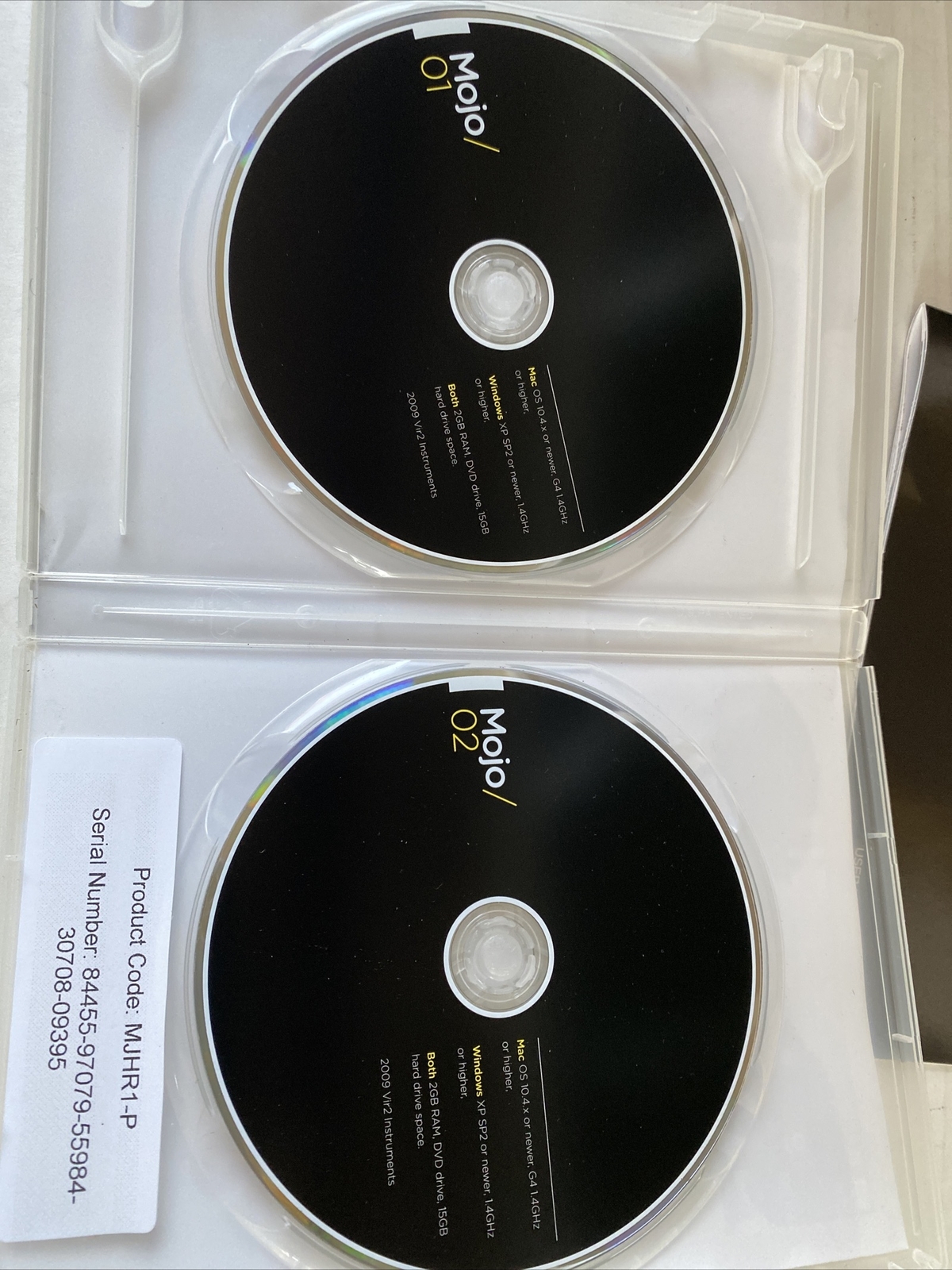 2009 Vir2 MOJO: HORN SECTION MAC/PC Plugin Software - Only CDS
